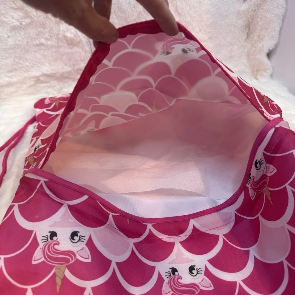 Thirty One Girls Unicorn Bundle ~ Thermal Lunch Box With Matching Cinch Sac Pink